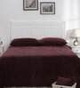 Purple Solid 110 TC Cotton Double Bed Cover