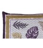 Purple Patterned 144 TC 100% Cotton (Set of 2) Pillow Covers