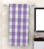 Purple Stripes  210 GSM 100% Cotton Bath Towel (Set of 4)