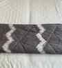Grey Polycotton Abstract 300 Gsm Soft Quilted Double Bed Comforter