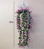 Purple Polyester Creeper Pot Artificial Flowers