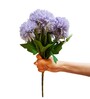Purple Polyester Artificial Flower
