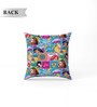 Purple Polyester Disney 16x16 inches Reversible Kids Cushion (1 Pc)
