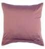 Purple Textured Polyester 16 x 16 Inch Cushion Cover