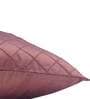 Purple Textured Polyester 16 x 16 Inch Cushion Cover