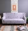 Purple Polyester Sofa Cover