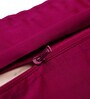 Purple Textured Polyester 16 x 16 Inches Cushion Cover