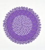 Purple Polypropylene Max Absorbent 18X18 Inches Round Bath Mat