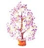 Purple Quartz Stone Fortune Tree Showpiece