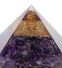Purple Resin Feng Shui Pyramid Prism