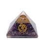 Purple Resin Feng Shui Pyramid Prism