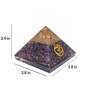 Purple Resin Feng Shui Pyramid Prism