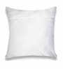 Purple Floral Satin 16 x 16 Inches Cushion Cover