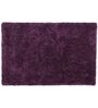 Purple Shaggy Polyester 8ft X 10ft Hand tufted Carpet