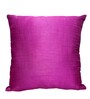 Purple Silk Zari Embroidered 16x16 inches Cushion Covers (Set of 2)