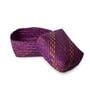 Purple Sitalpatti Square Basket