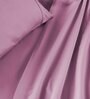 Purple Solid 144 TC 100% Cotton Single Bedsheet with 1 Pillow Cover