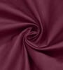 Purple Solid 150 TC Cotton Single Bed Sized Bedsheet With 1 Pillow Cover 