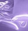 Purple Solid 400 TC Satin Queen Fitted Bedsheet with 2 Satin Pillow covers