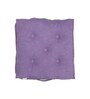 Purple Solid Cotton 24 x 24 Inches Floor Cushion