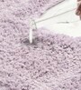 Purple Solid Cotton 31.5x20 Inches Max Absorbant Bath Mat