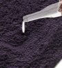 Purple Solid Cotton 31.5x20 Inches Max Absorbant Bath Mat