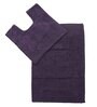Purple Solid Cotton 31.5x20 Inches Max Absorbant Bath Mat