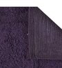 Purple Solid Cotton 31.5x20 Inches Max Absorbant Bath Mat