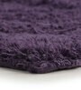 Purple Solid Cotton 31.5x20 Inches Max Absorbant Bath Mat