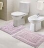 Purple Solid Cotton 31.5x20 Inches Max Absorbant Bath Mat
