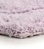 Purple Solid Cotton 31.5x20 Inches Max Absorbant Bath Mat