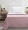Purple Solid GSM 320 Cotton  Single Bed Cover