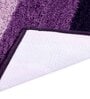 Purple Striped MicroFibre 15x10 Inches Antiskid Bath Mats