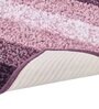 Purple Striped MicroFibre 15x10 Inches Antiskid Bath Mats