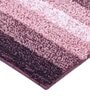 Purple Striped MicroFibre 15x10 Inches Antiskid Bath Mats