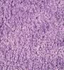 Purple Solid Microfibre 20x14 Inches AntiSkid Bath Mat (Set of 2)