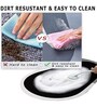 Purple Slogan Rubber 23.6X15.7 Inches Max Absorbant (Pack of 2) Oval Bath Mat