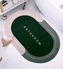 Purple Slogan Rubber 23.6X15.7 Inches Max Absorbant (Pack of 2) Oval Bath Mat