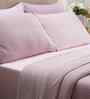 Purple Solid TC 256 Cotton Double Bed Bedcover