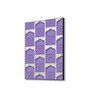 Purple Square Pattern Canvas Wall Art Print