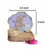 purple Stone Figurine Tea light Holder