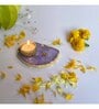 Purple Stone Figurine Tea light Holder