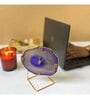 Purple Stone Table Clock