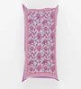 Purple Traditional 120 TC 100% Cotton Queen Bedsheet With 2 Pillow Covers