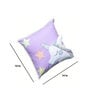 Purple Unicorn Poly Cotton 16 X 16 Inchs Kids Cushion Cover