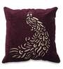 Purple Velvet Nature 16x16 inches Cushion Cover (5Pc)