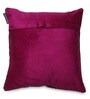 Purple Velvet Nature 16x16 inches Cushion Cover (5Pc)