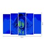 Purple Wood Multiple Frames Beautiful Lord Shiva Art Panels