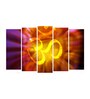 Purple Wood Multiple Frames Beautiful Om Sign Spiritual Art Panels