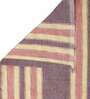Purple Geometric 300 TC Cotton Single Bed Cover with 1 Pillow Cover